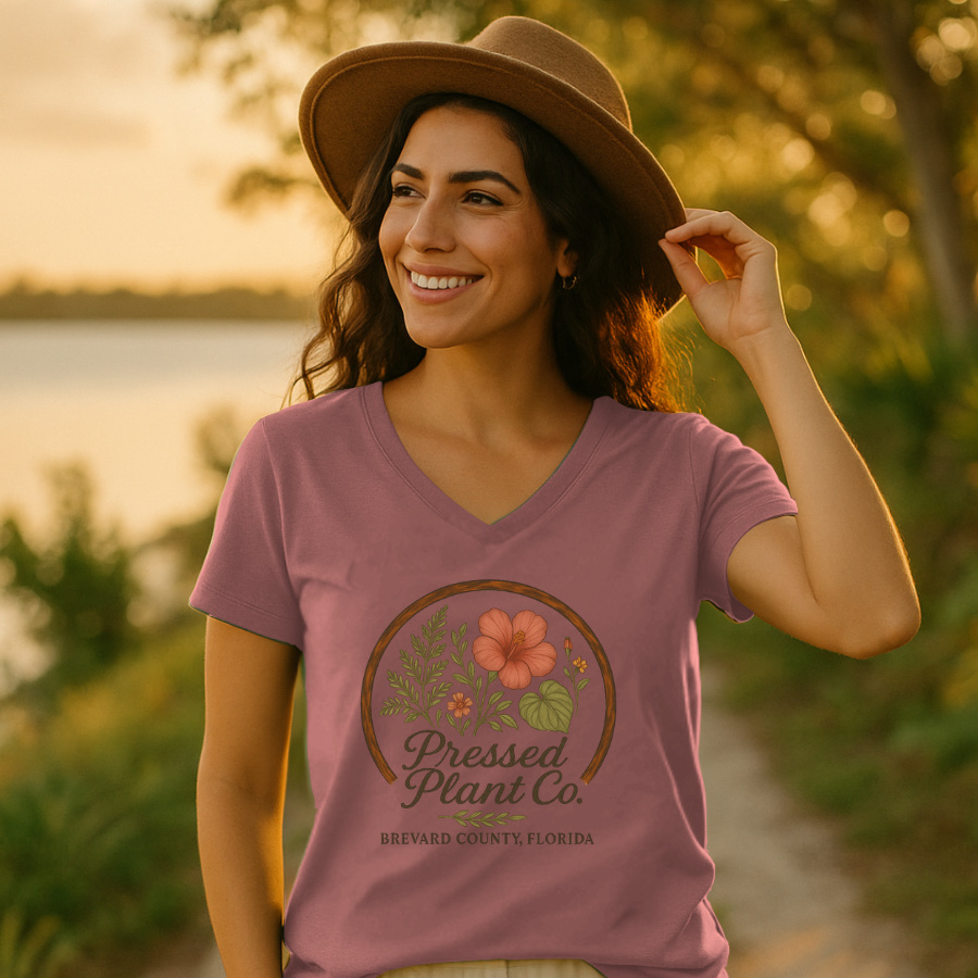PPC Logo Women’s relaxed v-neck t-shirt