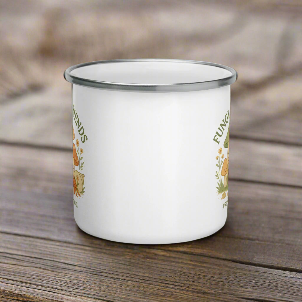 Fungi Are Friends Enamel Mug