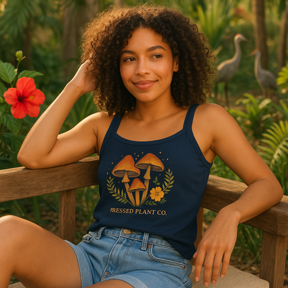Magical Mushrooms Women’s micro-rib tank top