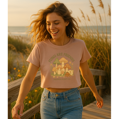 Fungi Are Friends Women’s crop top