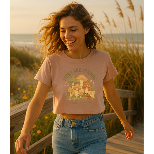 Fungi Are Friends Women’s crop top