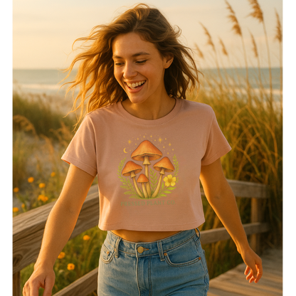 Magical Mushrooms Women’s crop top