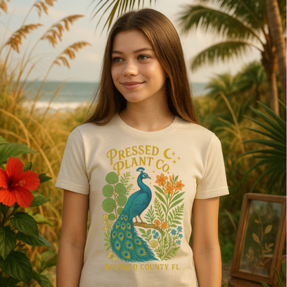 Peacock 2 Youth Short Sleeve T-Shirt
