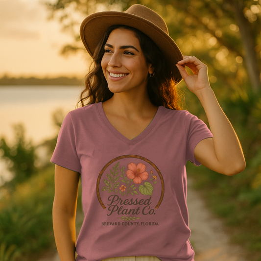PPC Logo Women’s relaxed v-neck t-shirt