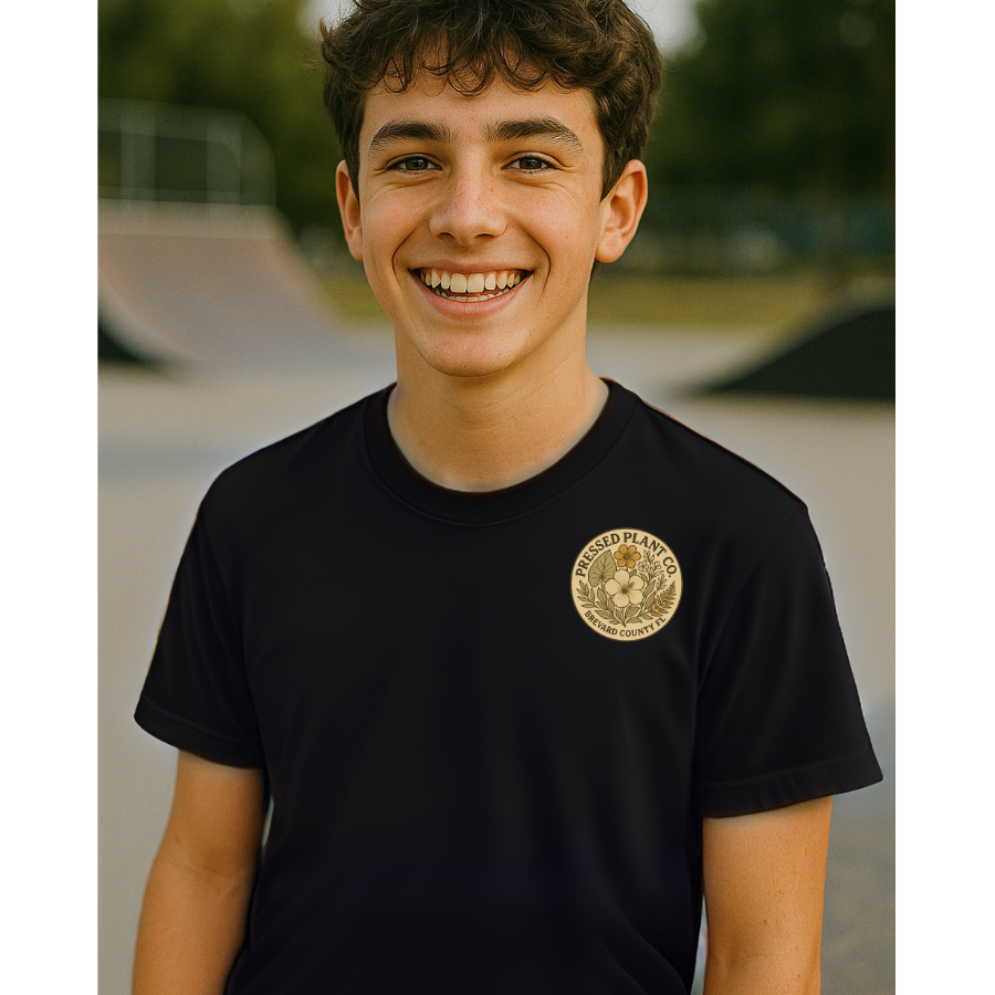 Sandhill Crane-front & back Youth Short Sleeve T-Shirt