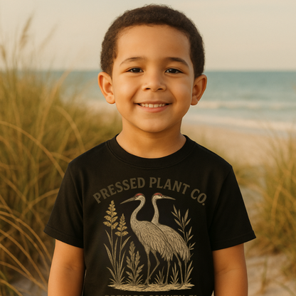 Sandhill Crane Toddler jersey t-shirt