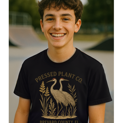 Sandhill Cranes Youth Short Sleeve T-Shirt