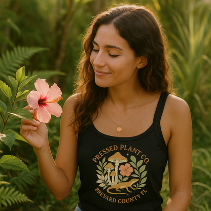 Shroomy Liz Women’s micro-rib tank top