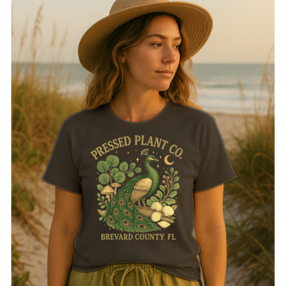 Peacock 1 Women’s high-waisted t-shirt