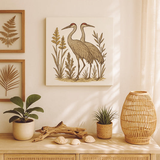 Sandhill Crane Canvas