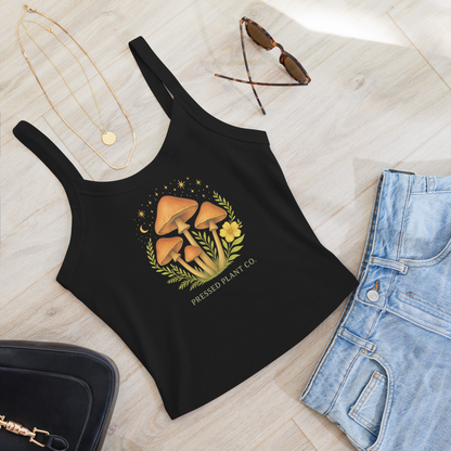 Magical Mushrooms Women’s micro-rib tank top
