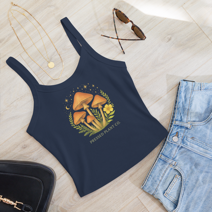 Magical Mushrooms Women’s micro-rib tank top