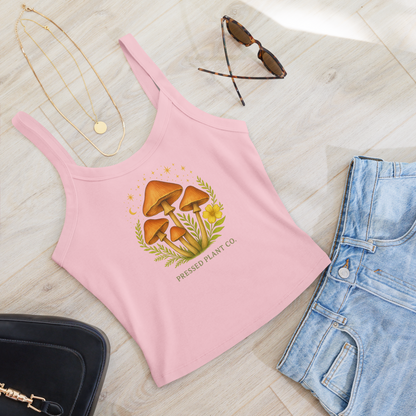 Magical Mushrooms Women’s micro-rib tank top